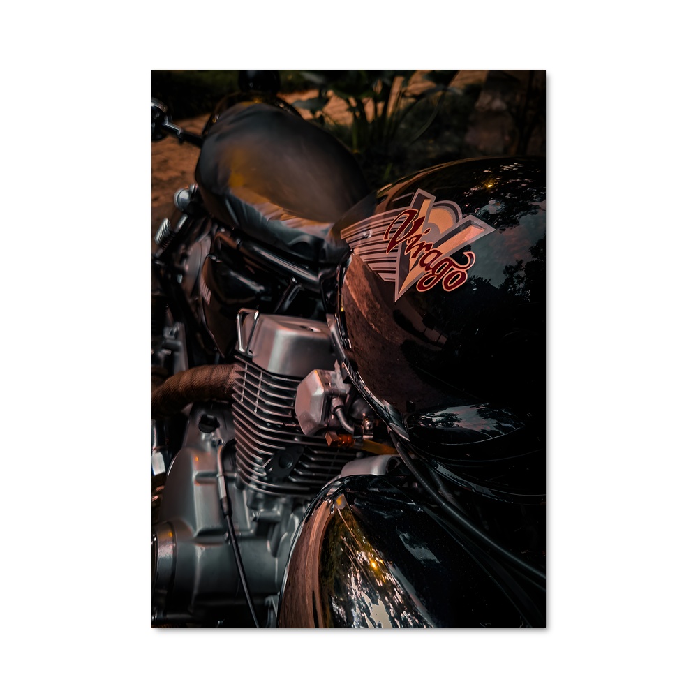 Poster Intrépide Virago – affiche Yamaha
